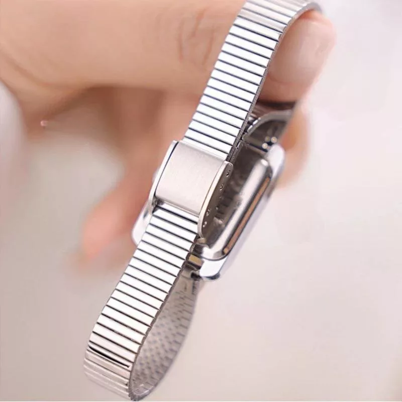 ساعت مچی عقربه ای زنانه مدل کوارتز بند ریلی کد 03