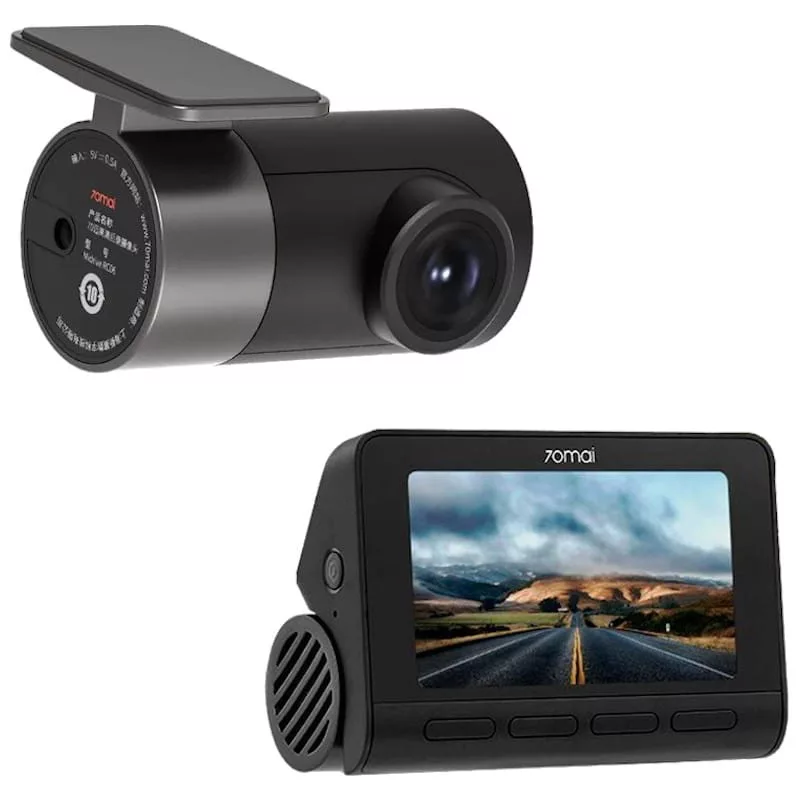 دوربین فیلم برداری خودرو سوِنتی مِی مدل 70maI Dash Cam 4K + Rear Cam Set(RC06) A800S