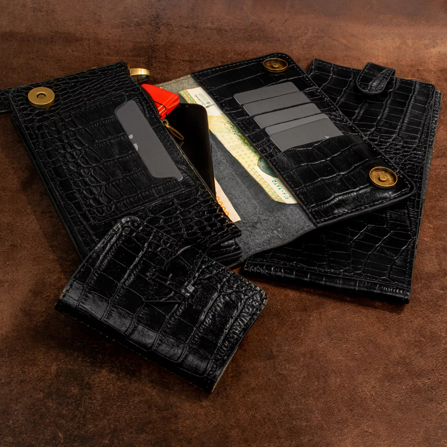 ست هدیه چرم عطارد مدل A06