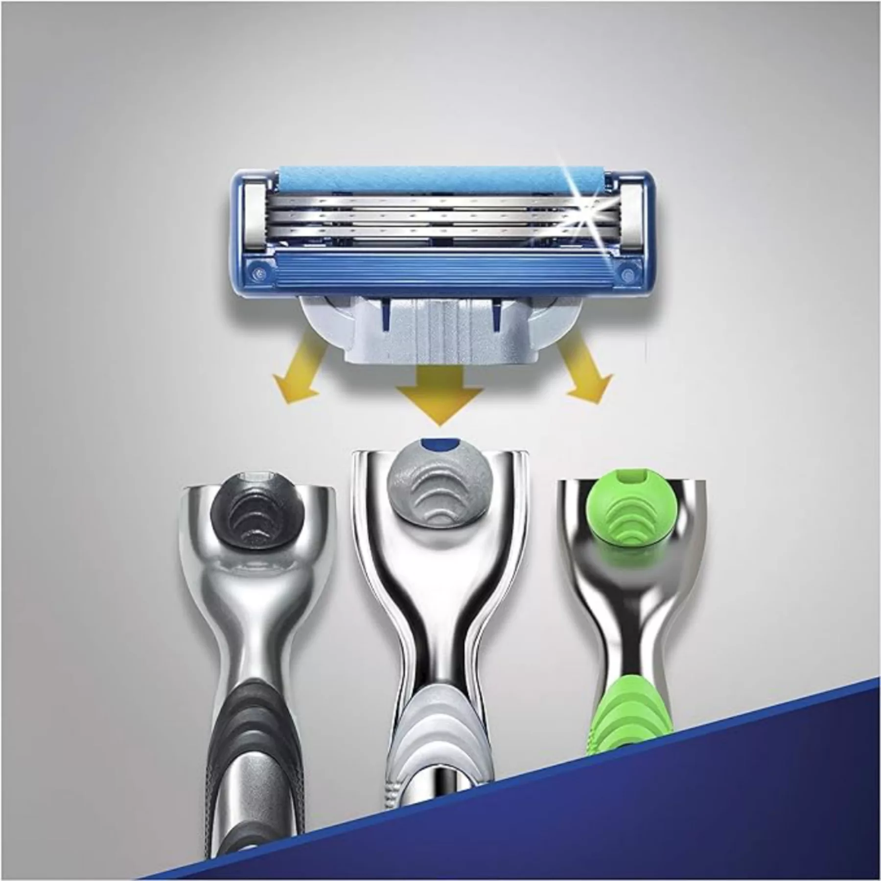 تیغ یدک اصلاح ژیلت مدل مچ تری توربو بسته 4 عددی