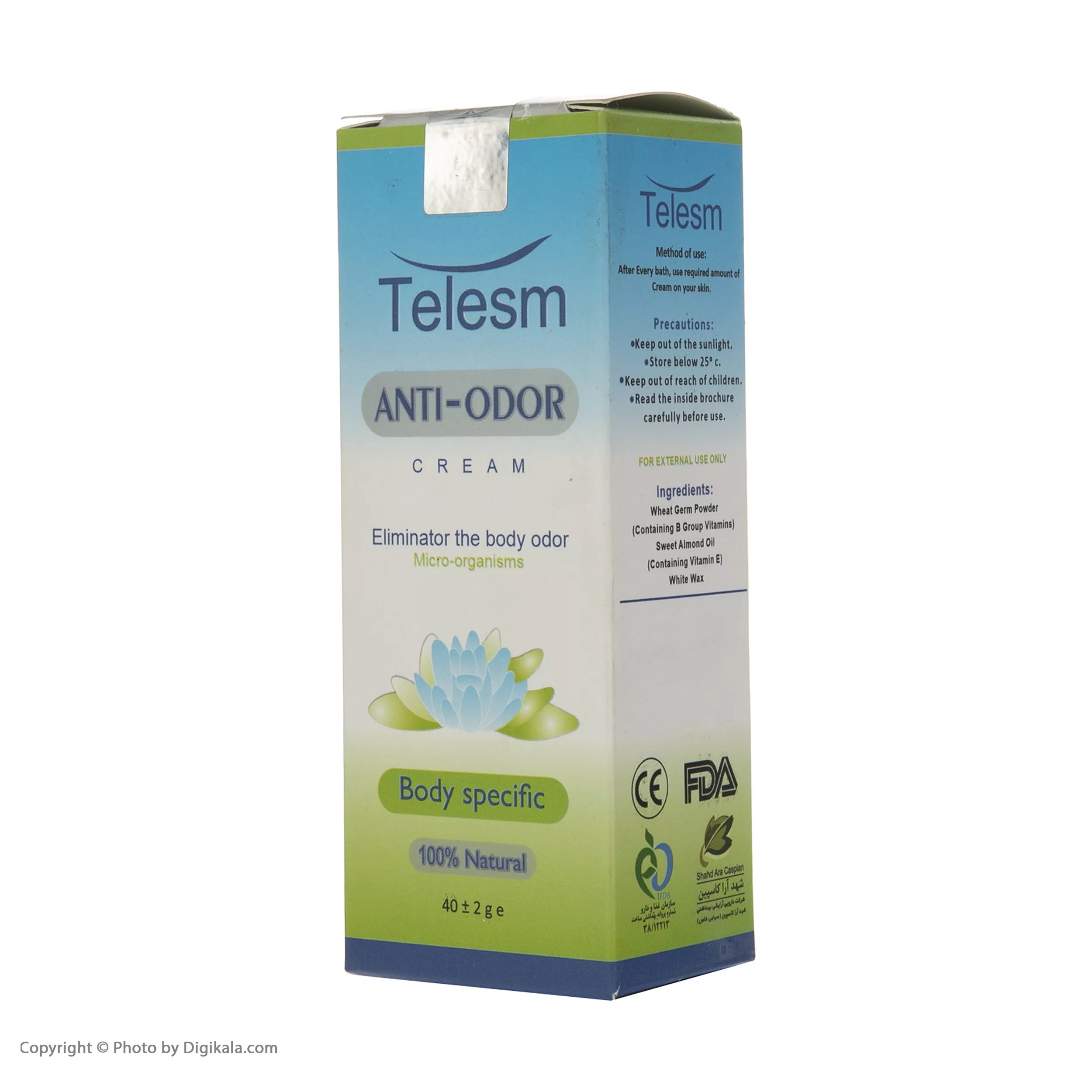 کرم ضد تعریق طلسم مدل 06 حجم 40 میلی لیتر مجموعه 6 عددی