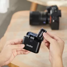 ست میکروفن بی سیم گودکس مدل WEC Kit2 با درگاه اتصال جک ۳.۵ میلی‌متری