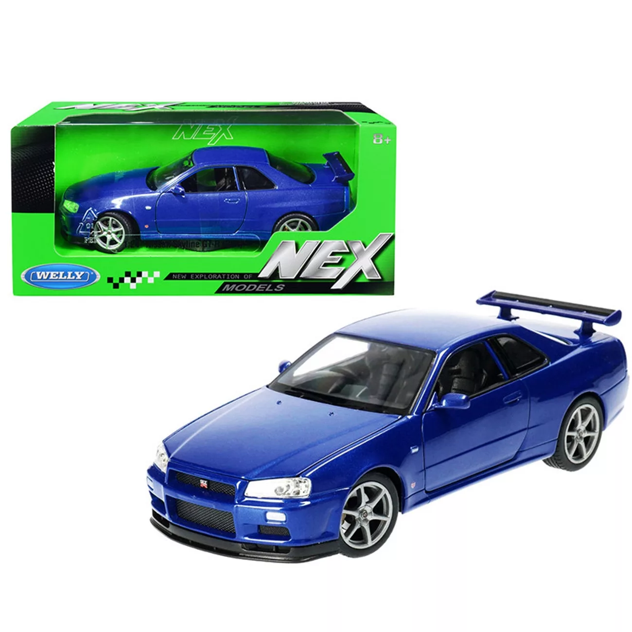 ماکت ماشین ولی مدل Nissan Skyline GT-R R34