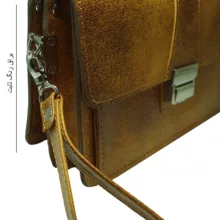 کیف مدارک مدل تابا چرم طبیعی شتر