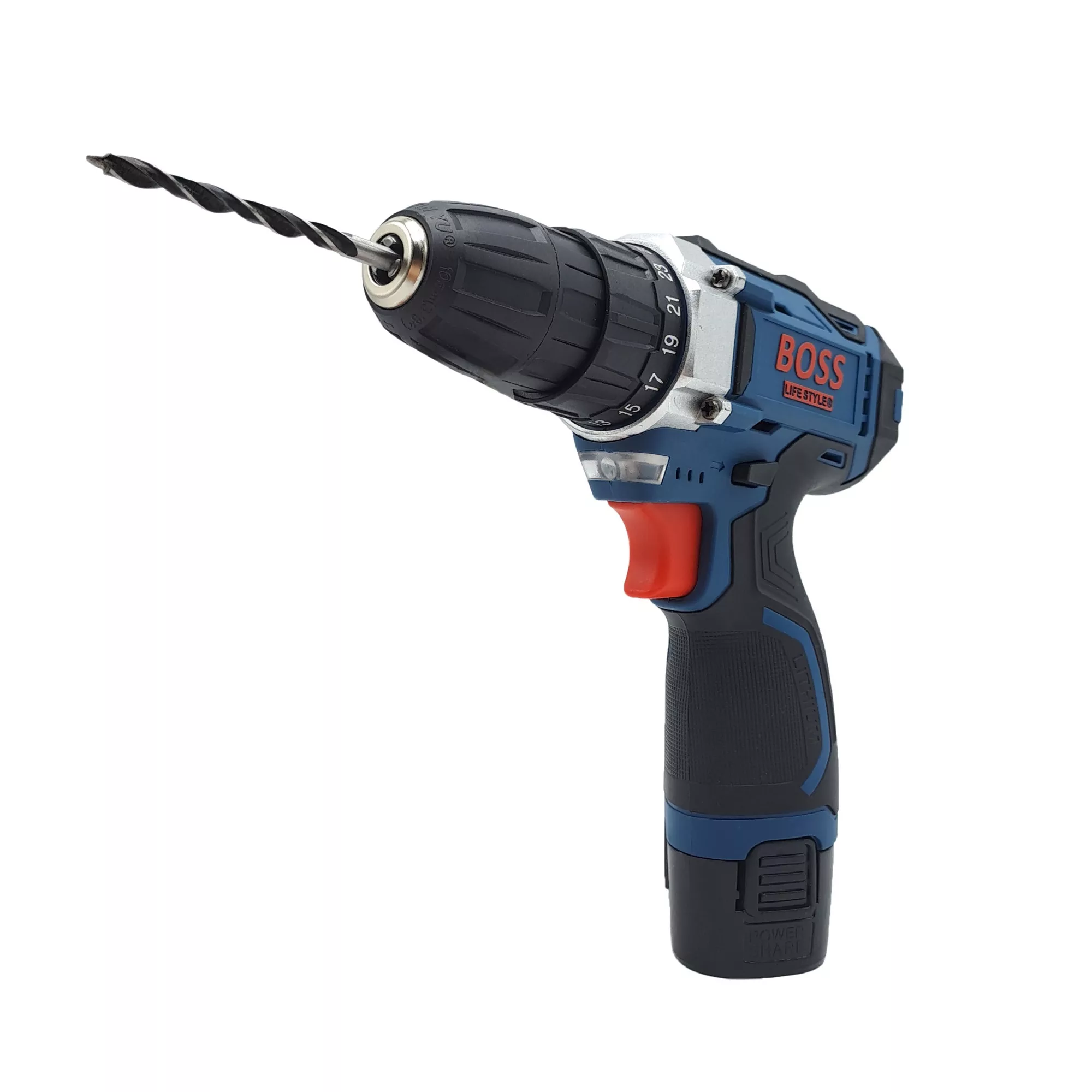 مجموعه 28 عددی دریل پیچ گوشتی شارژی صنعتی باس مدل LIFE_STYLE کد 02