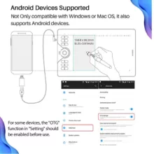 تبلت گرافیکی هوئیون مدل HS610 به همراه قلم نوری