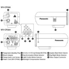 دوربین مداربسته آنالوگ پاناسونیک مدل WV-CP280