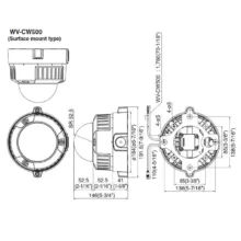 دوربین مداربسته آنالوگ پاناسونیک مدل WV-CW500
