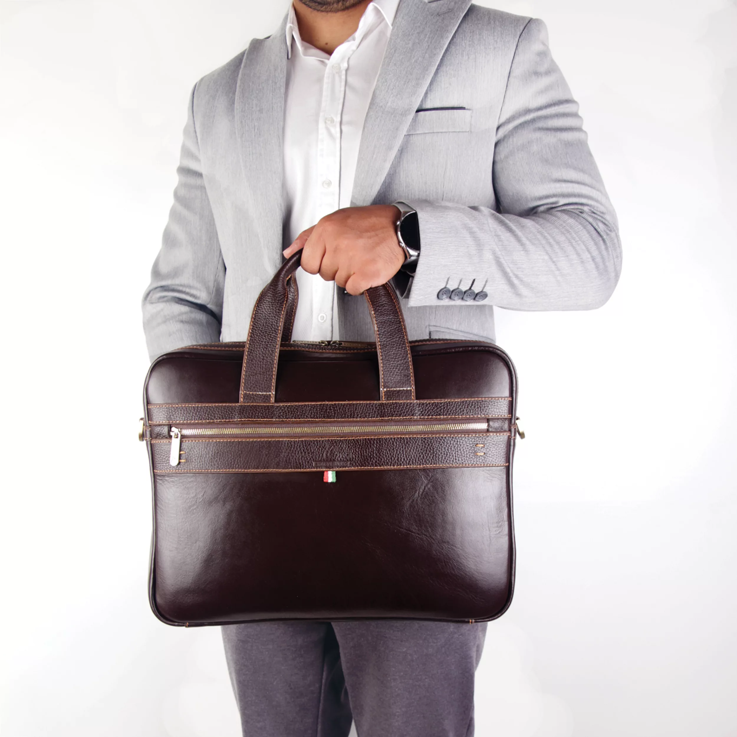 کیف اداری چرم بارز مدل DL74