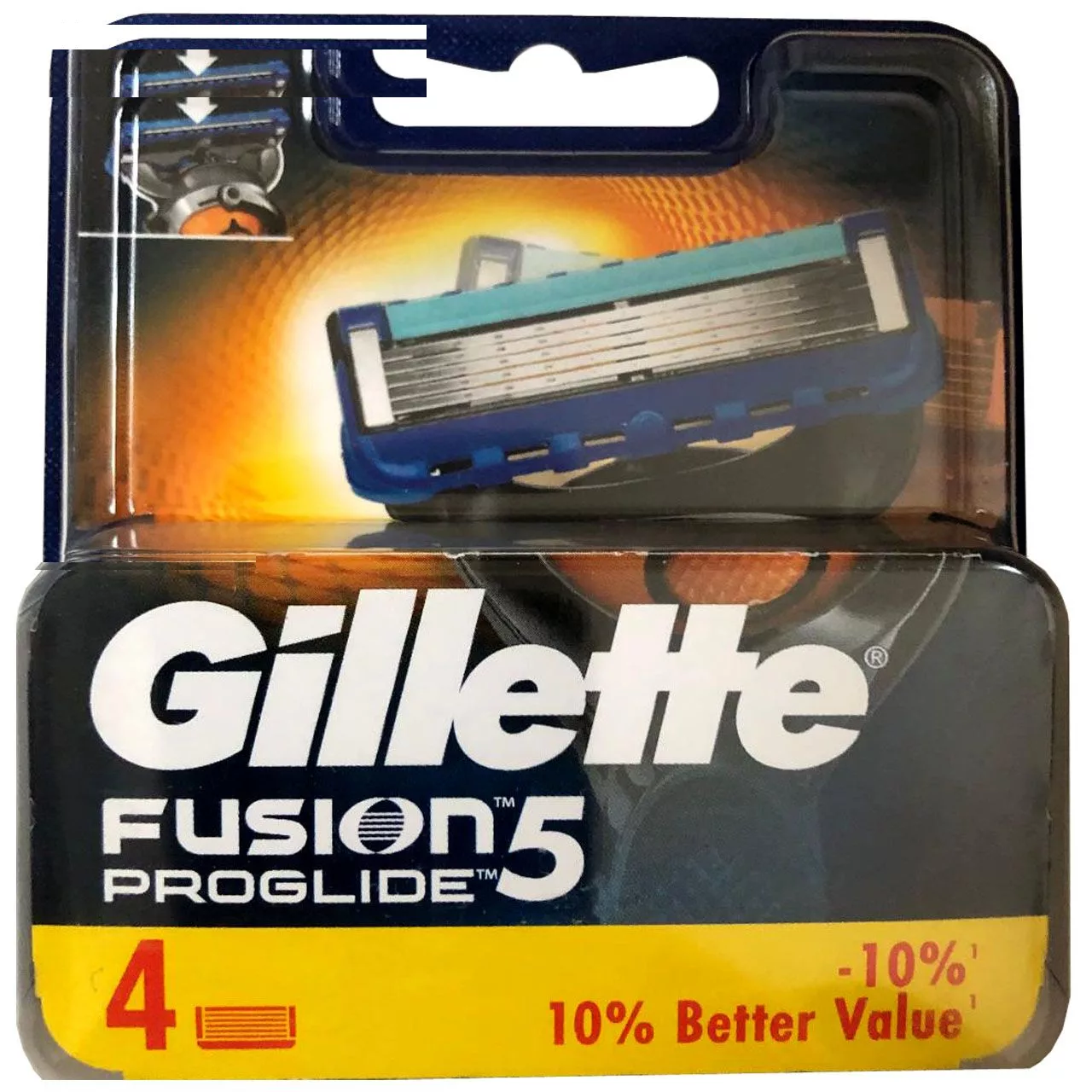 تیغ یدک ژیلت مدل Fusion 5 Proglide بسته 4 عددی