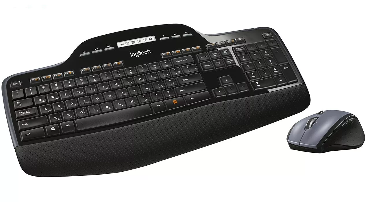 کیبورد و ماوس بی‌سیم لاجیتک مدل MK710 با حروف فارسی