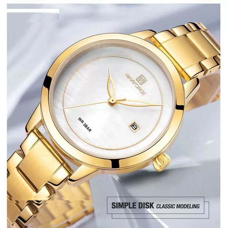 ساعت مچی عقربه ای زنانه نیوی فورس کد NF5008