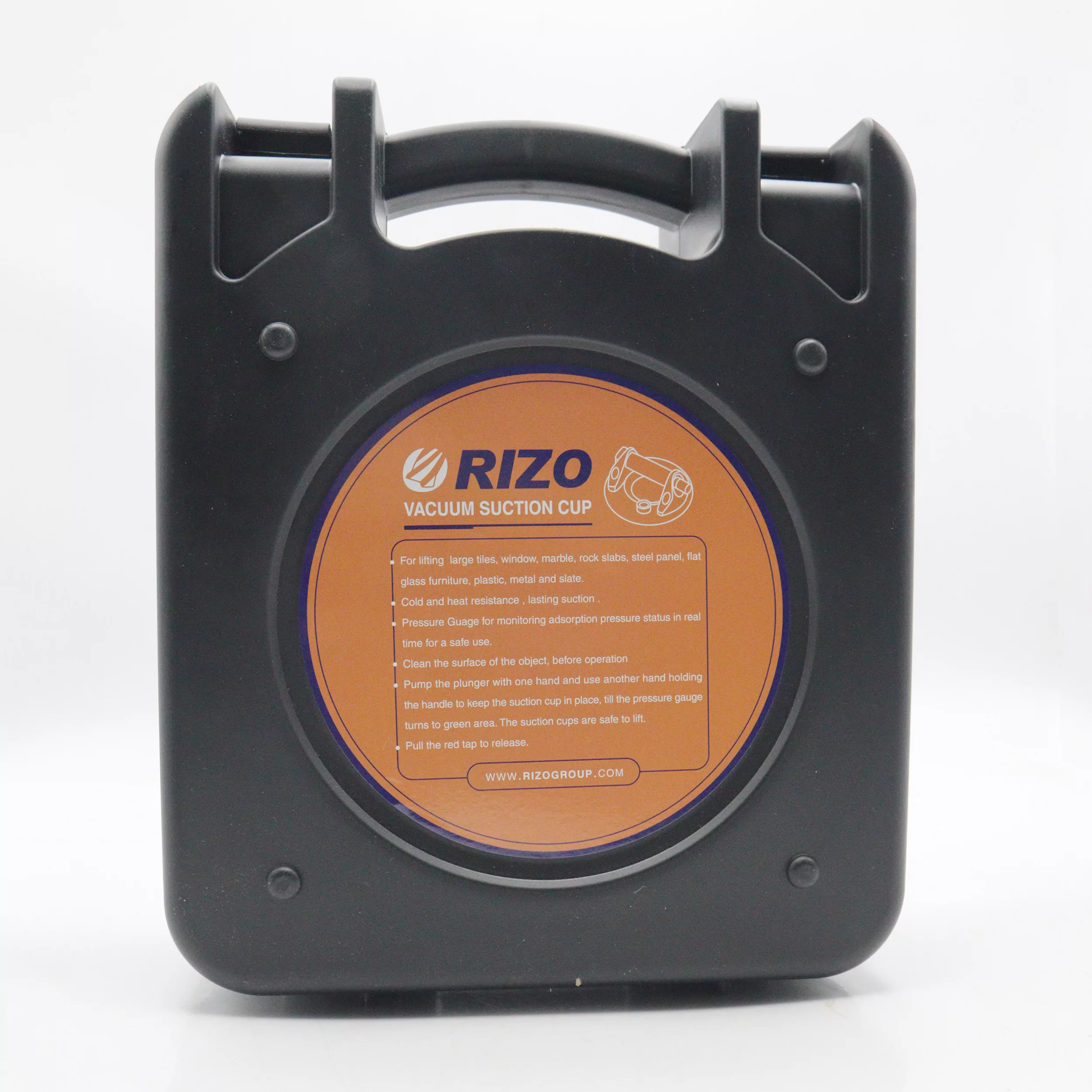 قاپک شیشه تک قلو ریزو مدل پمپی گییج دار کد YP-PLASTIC-SC200-8INCH