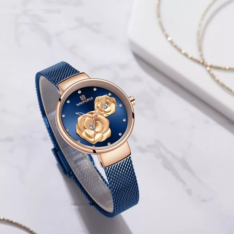 ساعت مچی عقربه ای زنانه نیوی فورس کد NF5013L-B