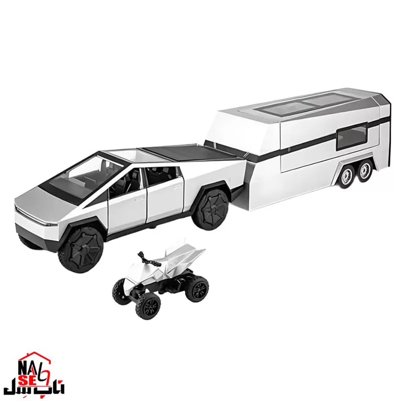 ماکت ماشین ناب سل مدل تسلا سایبر تراک مجموعه سه عددی