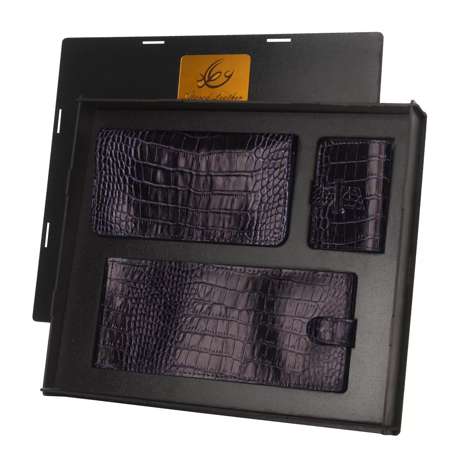 ست هدیه چرم عطارد مدل A06