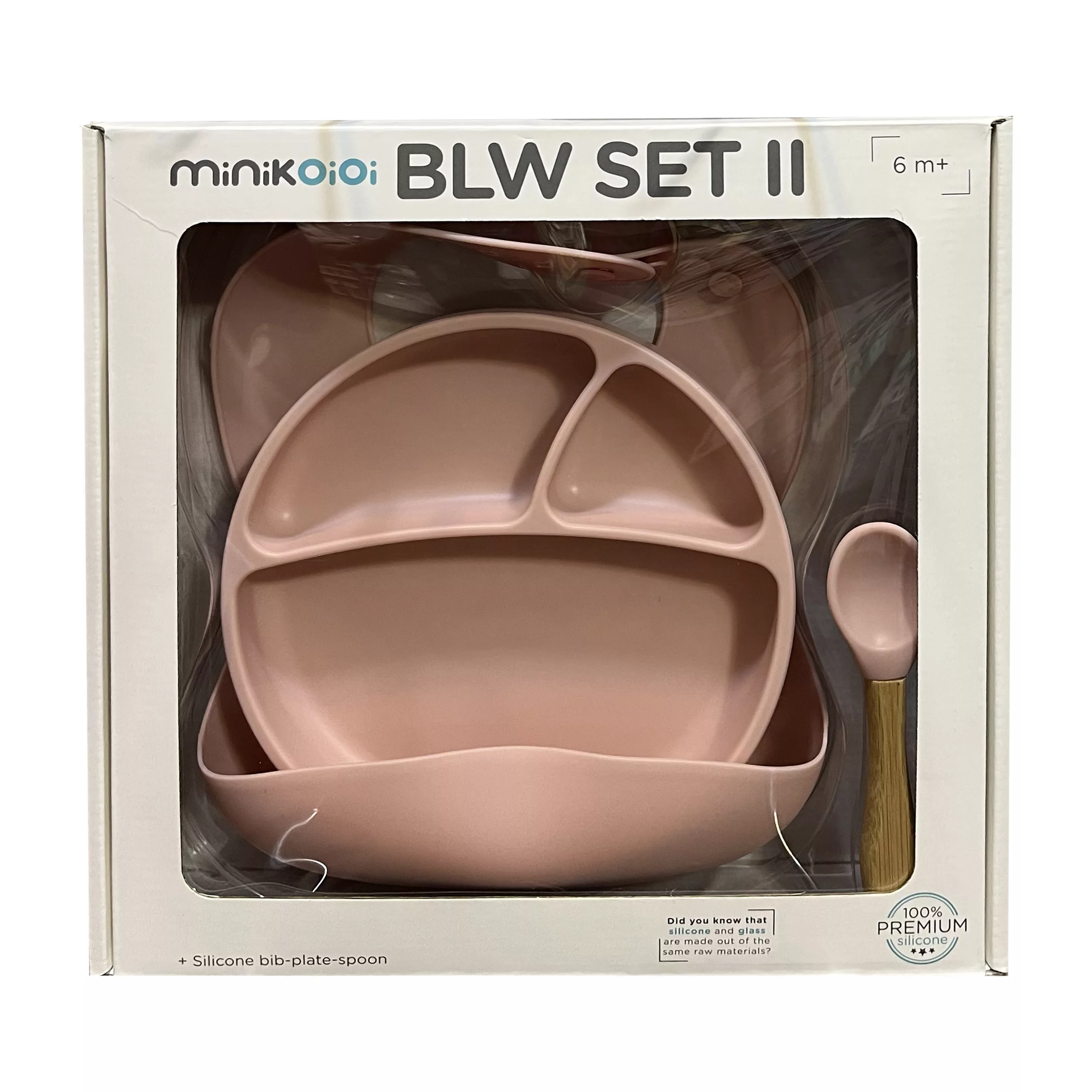 ست ظرف غذا کودک مینیک اوی اوی مدل Oi70020 مجموعه 3 عددی