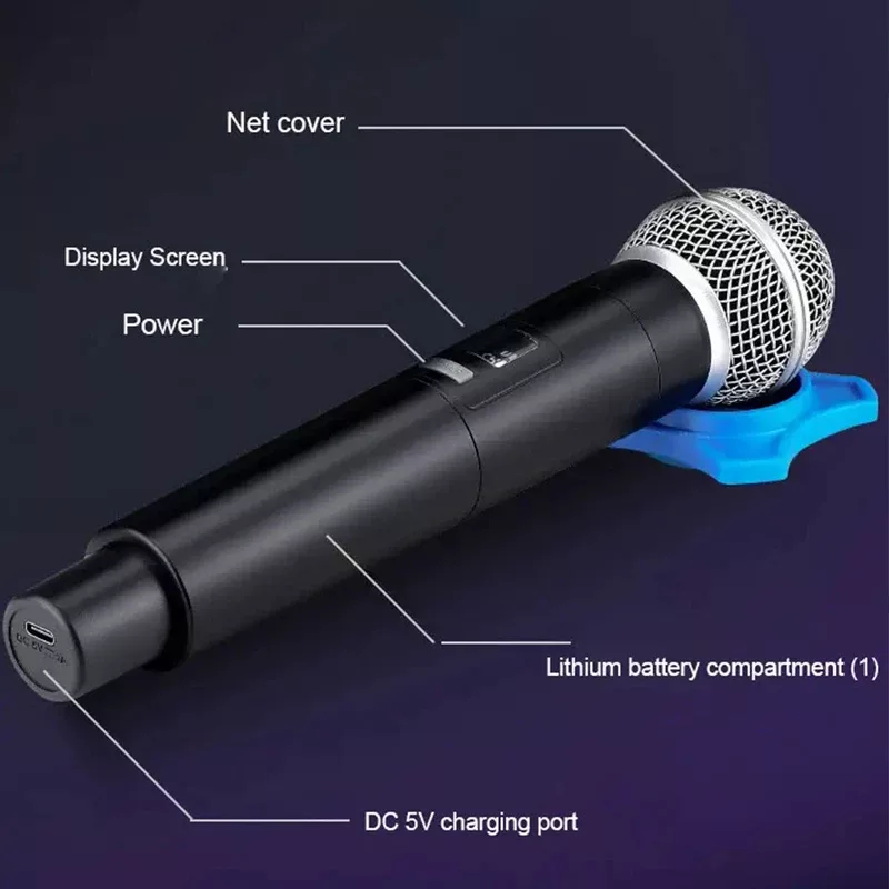 میکروفن بی سیم مدل شارژی کد 58