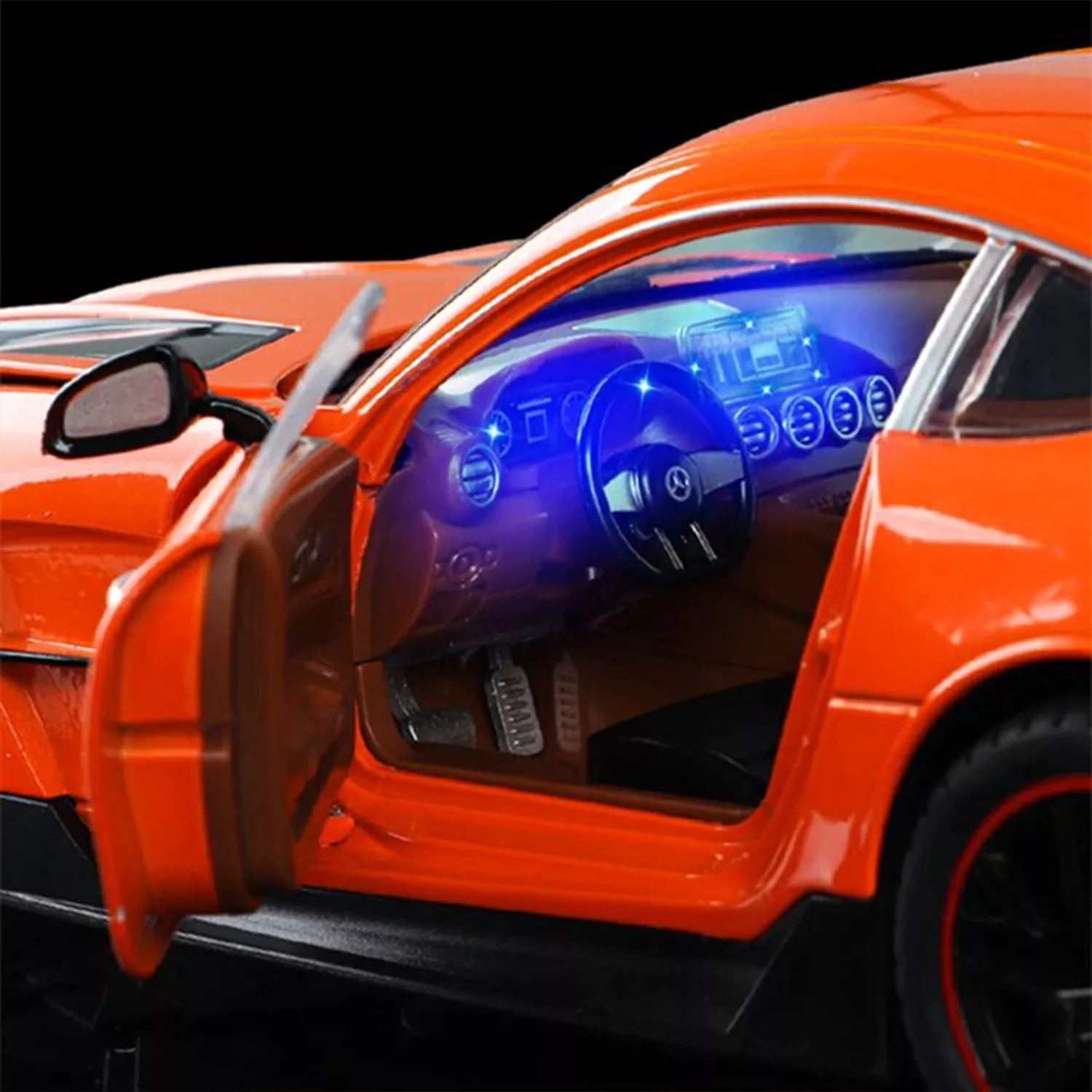 ماشین بازی مدل فلزی موزیکال بنز BENZ AMG GT 118