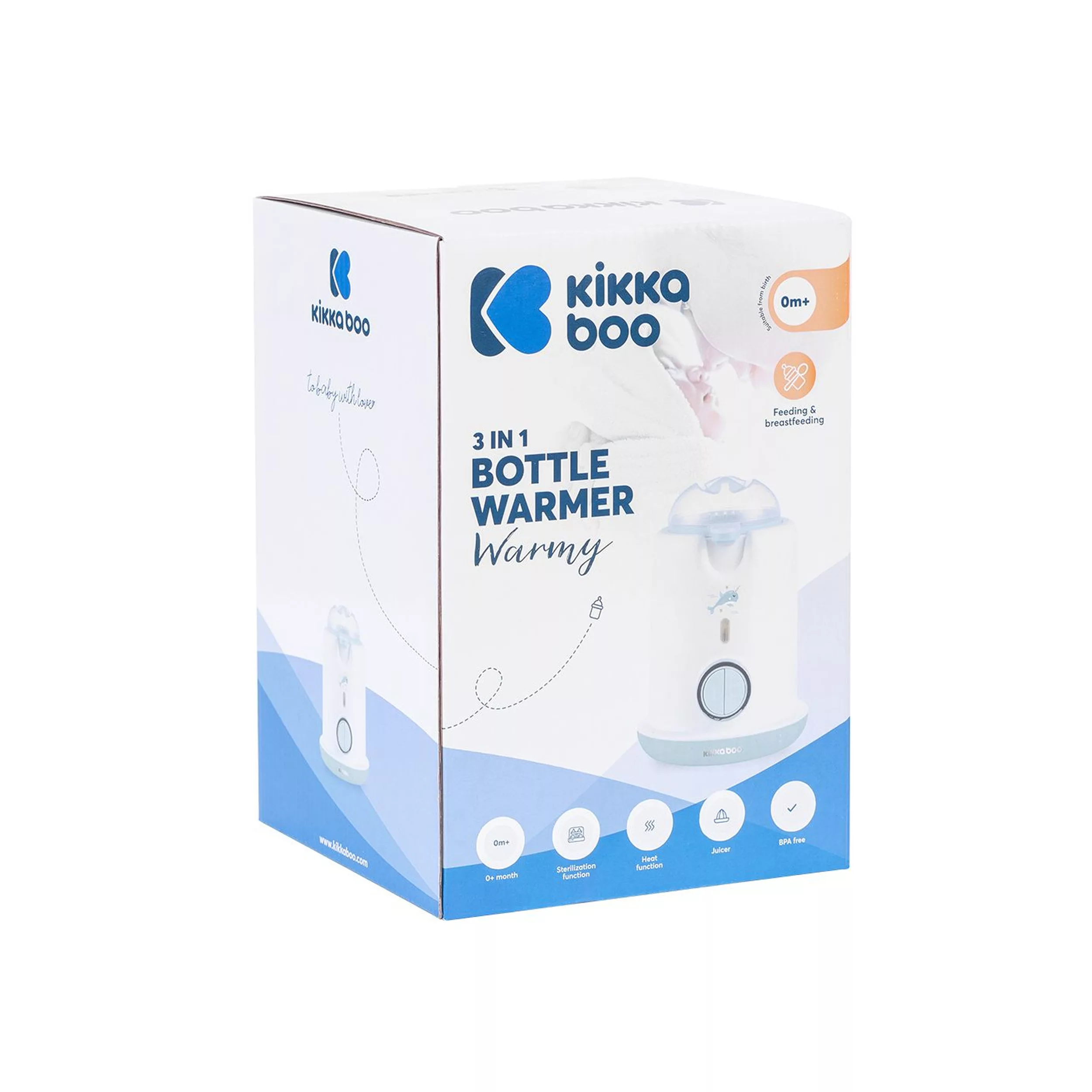 گرم کن برقی شیشه شیر کیکابو مدل Kb020010