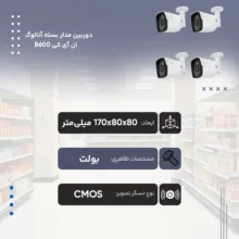 دوربین مدار بسته آنالوگ ان آی کی مدل B600 بسته 4 عددی