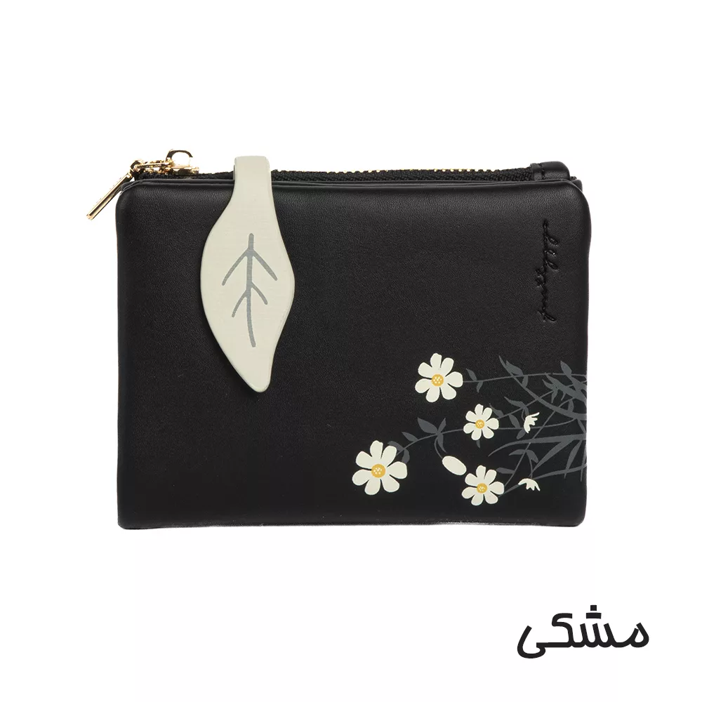 کیف پول زنانه پرتیزس مدل PT19-1441 طرح برگ و گل کد 2020080