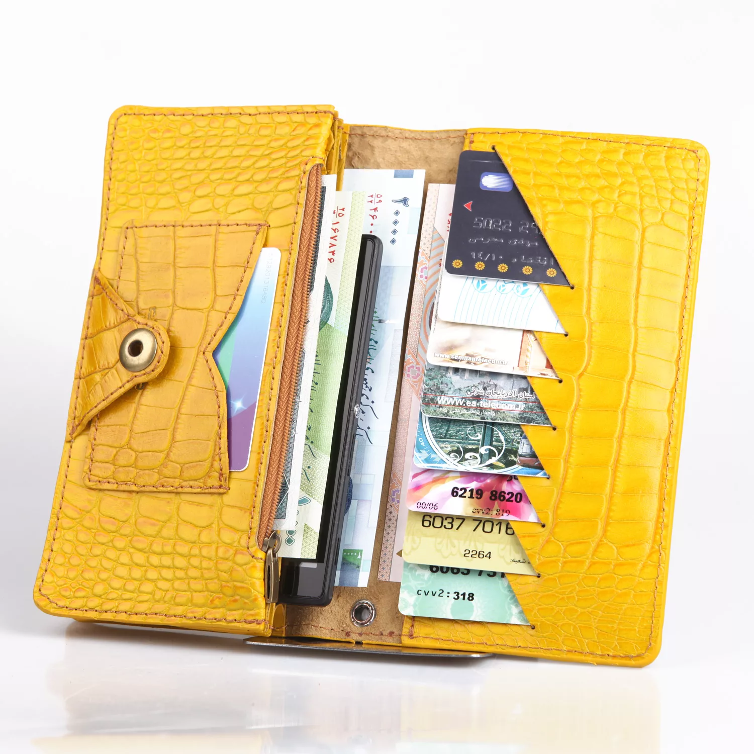 ست هدیه زنانه چرم یلسان مدل رادیس کد NHL-GC-062-zrd