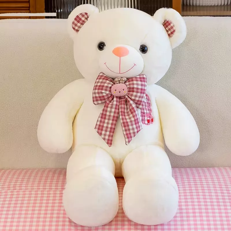 عروسک مدل خرس پاپیون دار کد JI110 ارتفاع 100 سانتیمتر