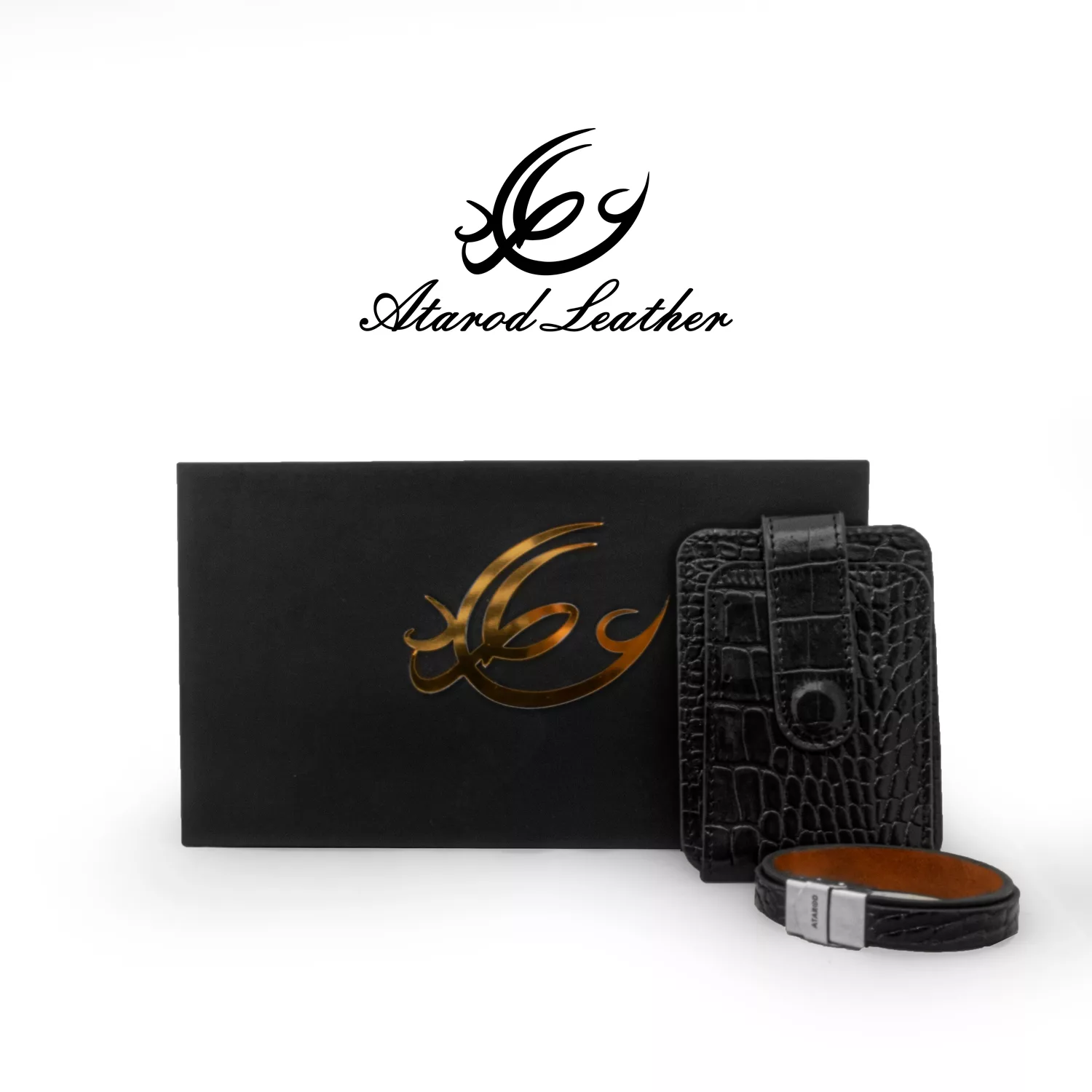 ست هدیه چرم عطارد مدل چرم طبیعی کد A111