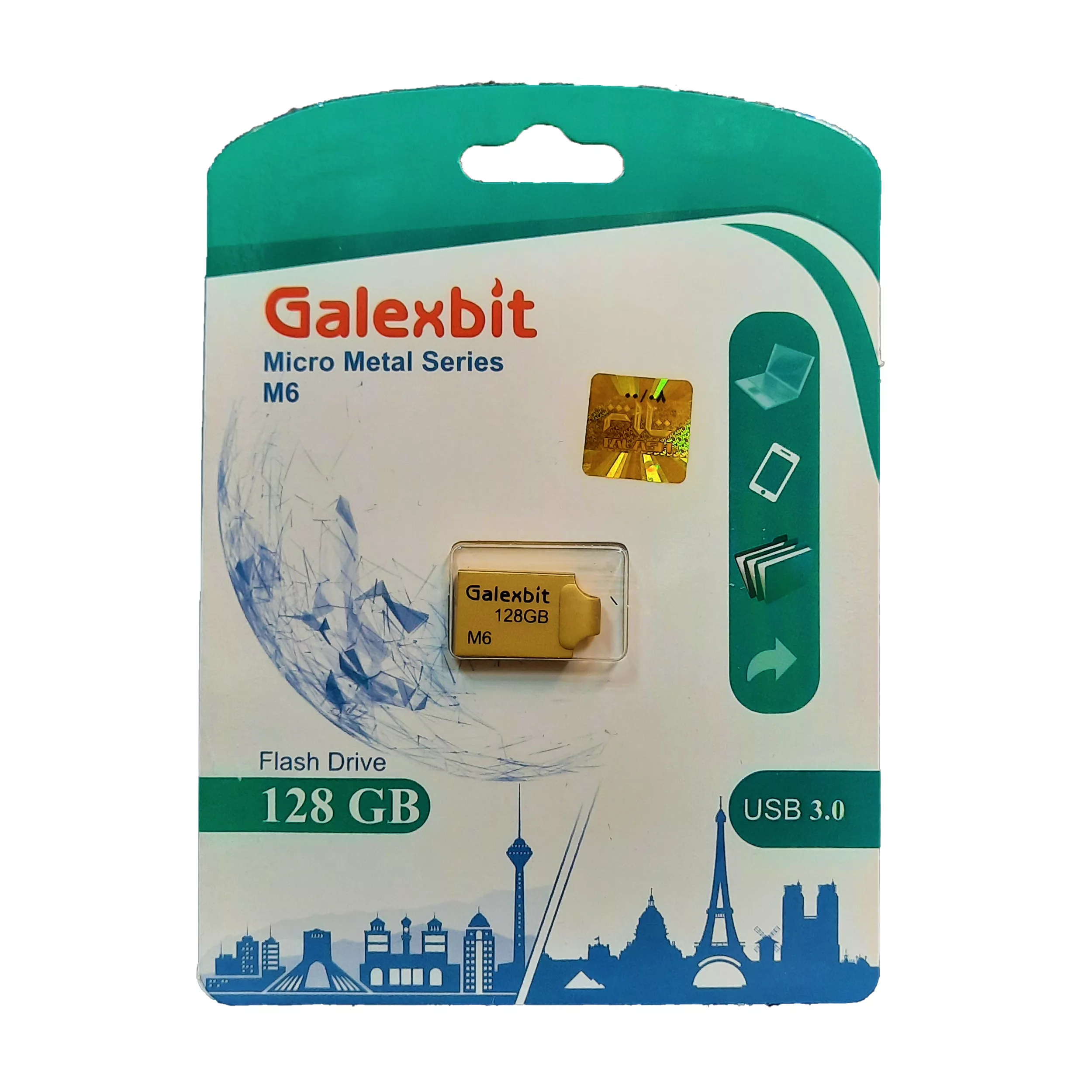 فلش مموری گلکسبیت مدل M6 ظرفیت 128 گیگابایت