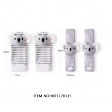 جغجغه جولی بی بی مدل مچی و پاپوش خرسی بسته 4 عددی