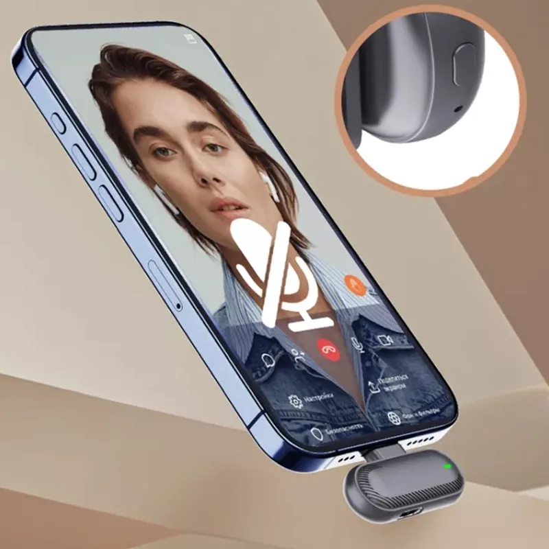 میکروفن یقه ای مدل SX19-TYPEC 2xMic