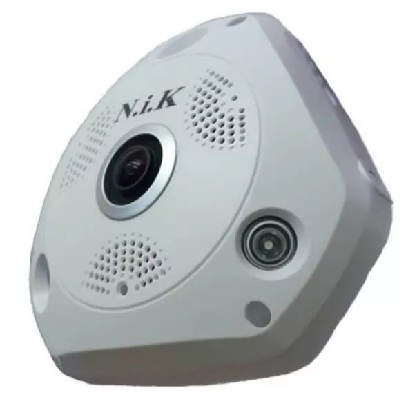 دوربین مداربسته تحت شبکه ان آی کی مدل IP FISH EYE 335 _ 5MP