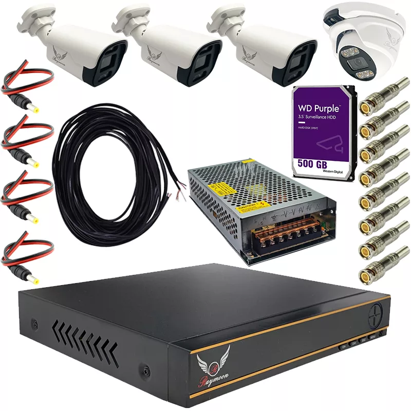 سیستم امنیتی کامل رایمون مدل 2 مگاپیکسل کد  RP-2MP-4C