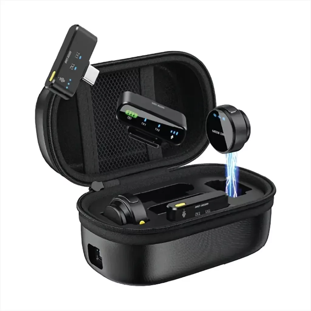 ست میکروفن بی سیم گرین لاین مدل GM-85X با درگاههای اتصال USB C