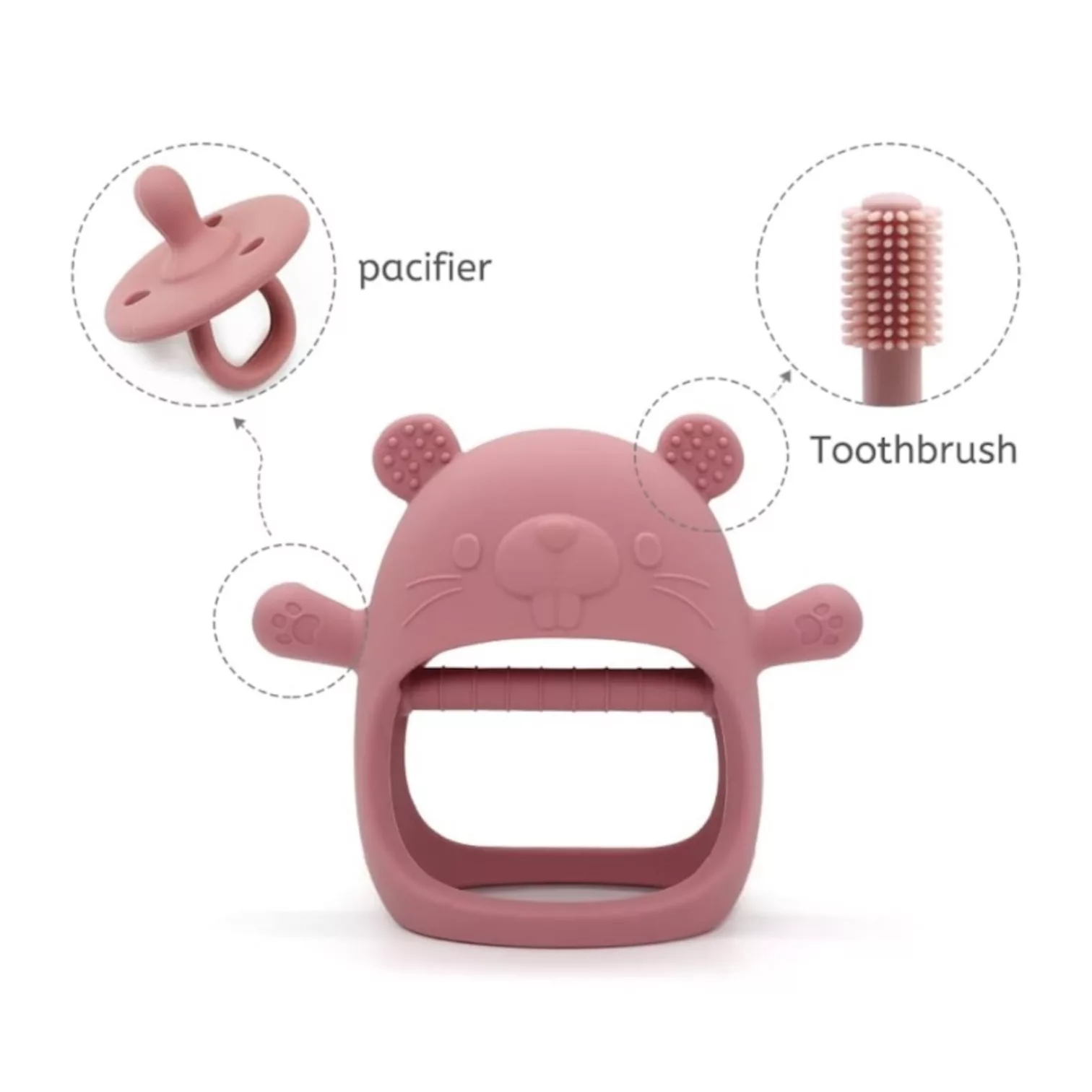 پستانک ارتودنسی مدل سیلیکونی کد DN33