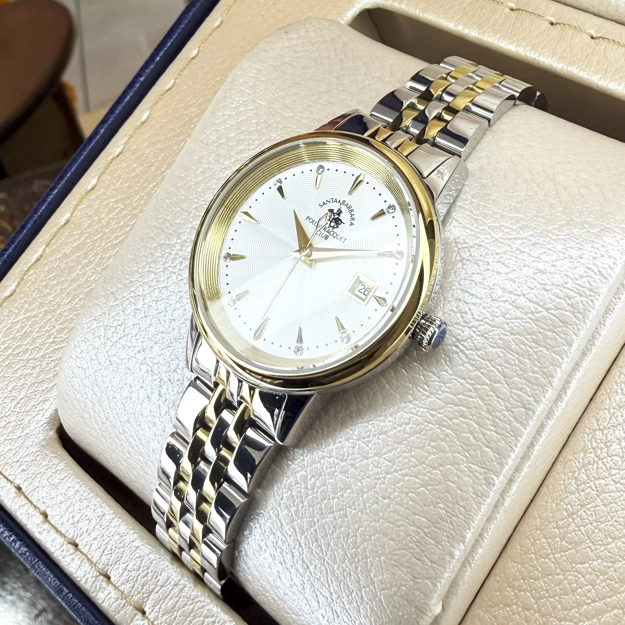 ساعت مچی عقربه ای زنانه سانتا باربارا پولو راکت کلاب مدل SB.1.10595-6