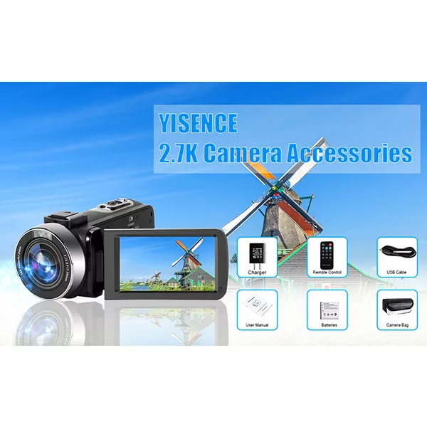 دوربین فیلم برداری مدل 2.7K Full HD 42MP 30FPS 18X