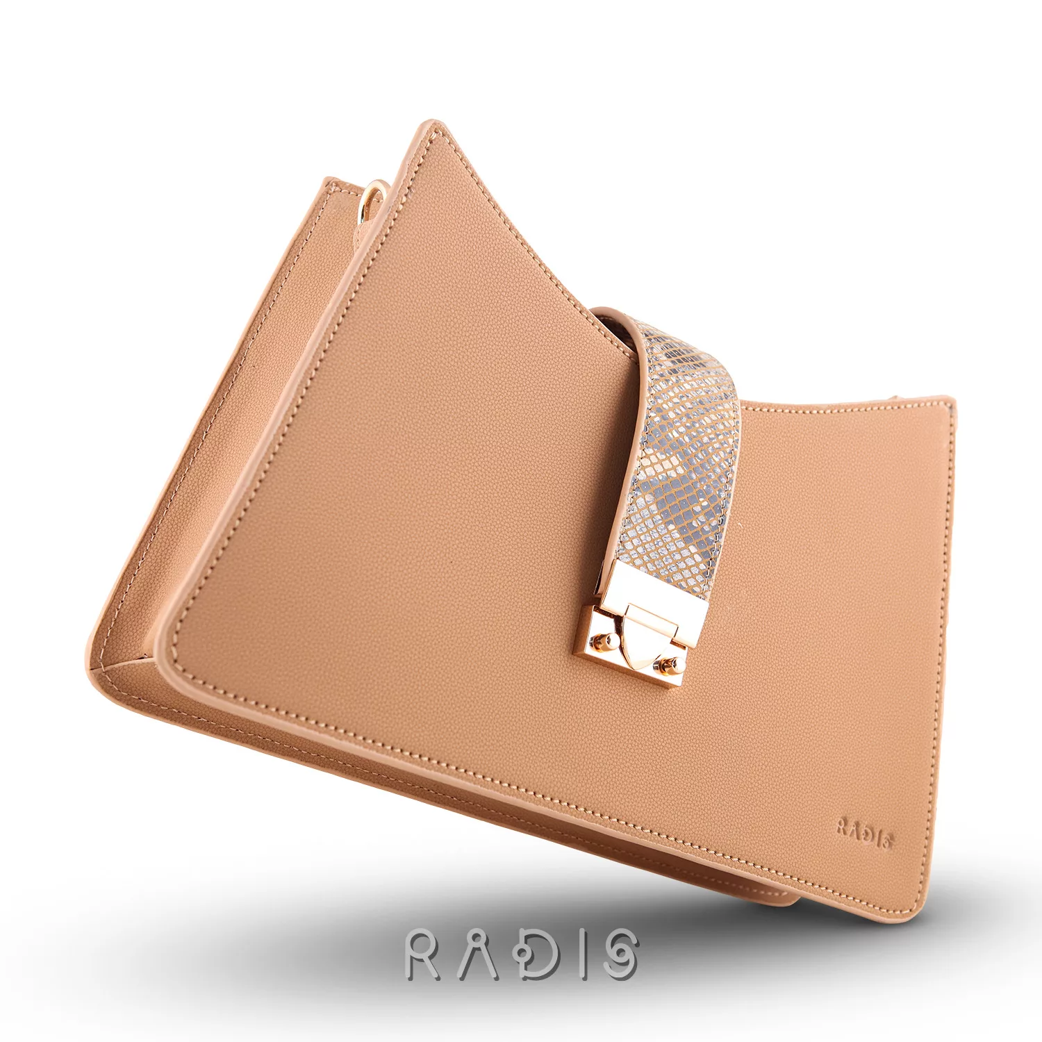 کیف دوشی زنانه چرم رادیس مدل آنجلا کد 138-M.RTL-04