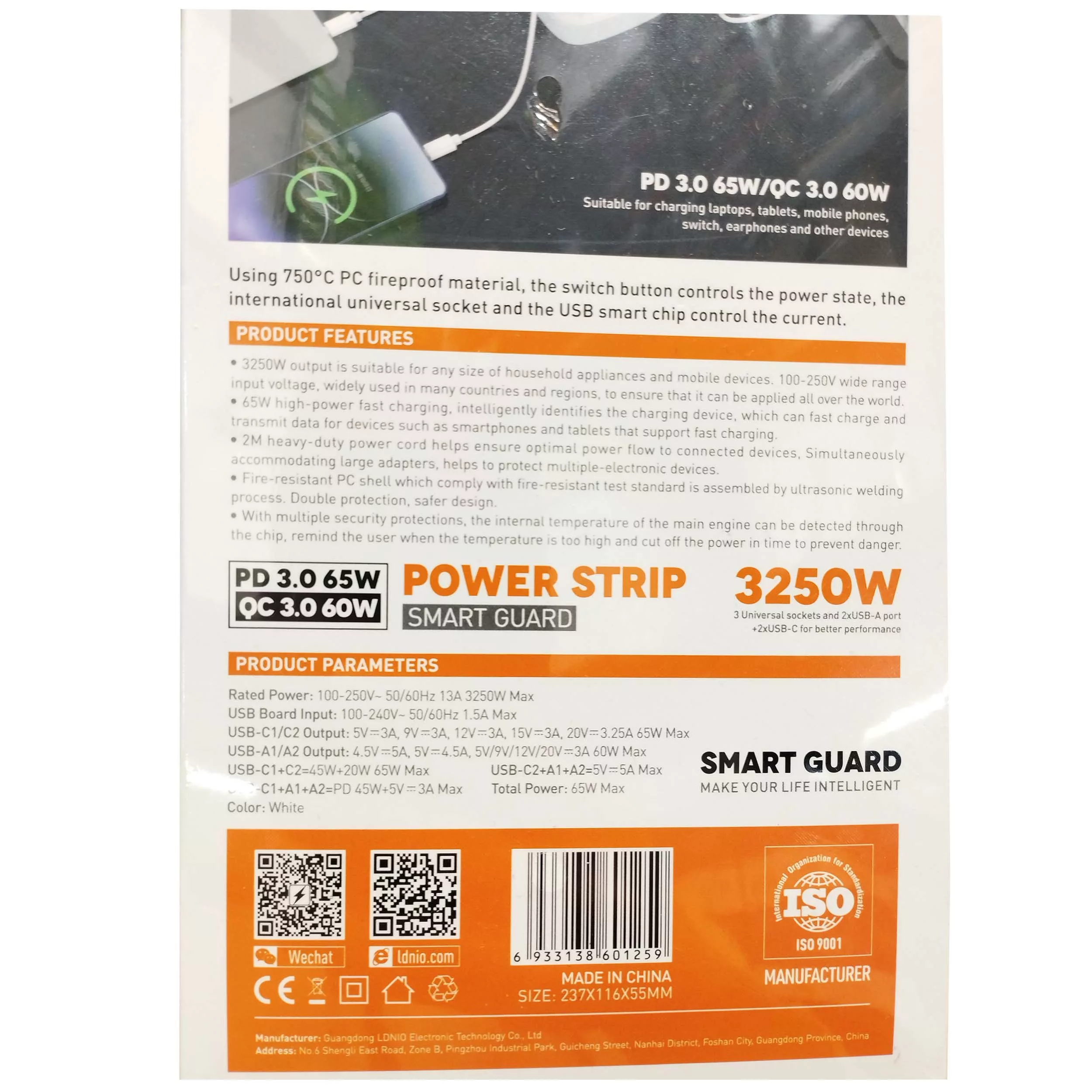 چندراهی برق الدینیو مدل 65W-SC3416