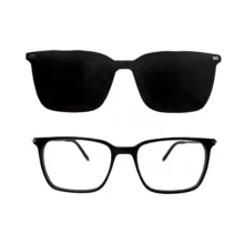 فریم عینک طبی مربعی ترید ایی مدل مگنتی کد 9361 به همراه کاور آفتابی