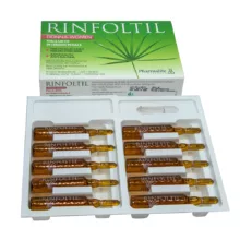 محلول تقویت کننده مو رینفولتیل مدل Intensive Phials حجم 10 میلی لیتر بسته 10 عددی