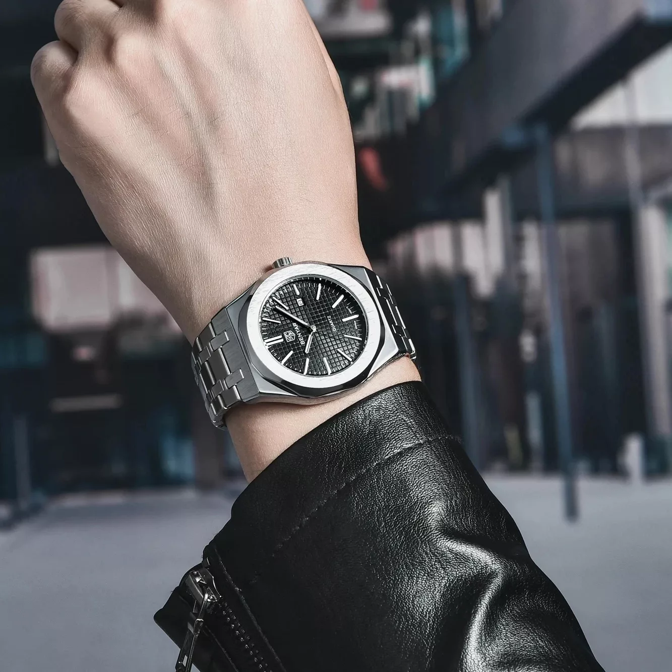 ساعت مچی عقربهای کوارتز بنیار مدل 5156