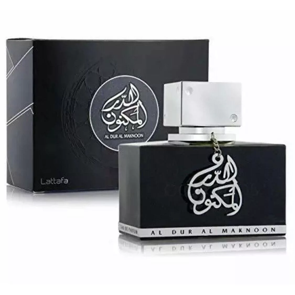 ادو پرفیوم مردانه لطافه مدل al dur al maknoon silver حجم 100 میلی لیتر