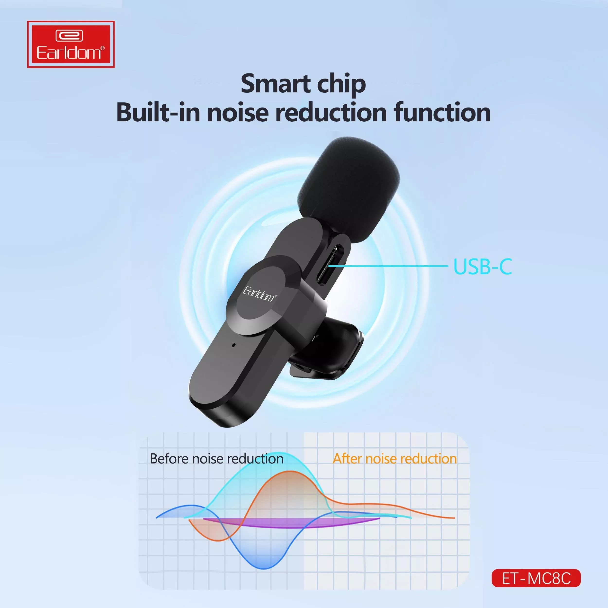 میکروفن بی سیم ارلدام مدل MC8C