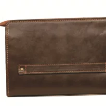 کیف دستی چرم طبیعی چرم ما مدل قفل ناخنی