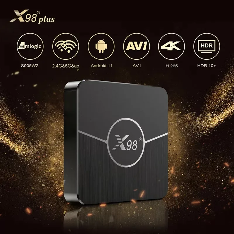 اندروید باکس مدل X98 4K به همراه کنترل هوشمند