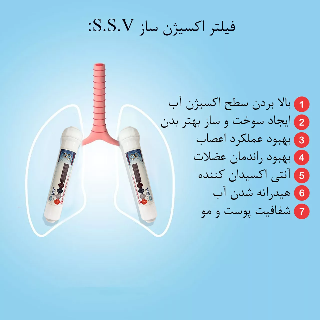 فیلتر دستگاه تصفیه آب اس اس وی مدل H1050 PACK بسته 10 عددی