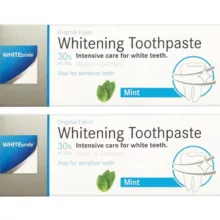 پک 2 عددی خمیر دندان سفید کننده وایت اسمایل مدل Whitening حجم 75میلی لیتر