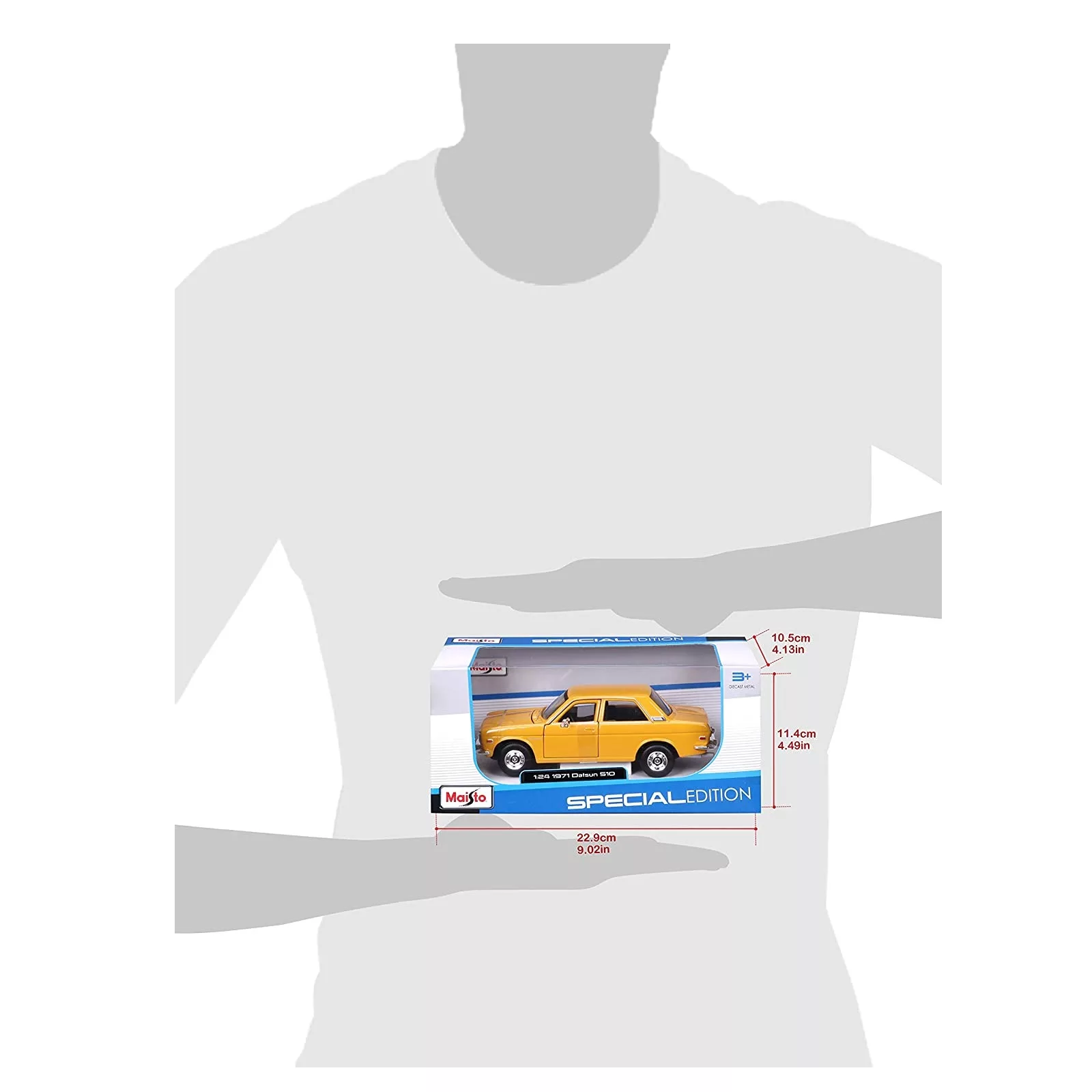 ماشین بازی مایستو مدل DATSUN 510 1971